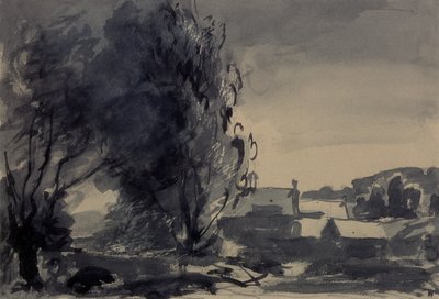 Case tra gli alberi, 1902 da Philip Wilson Steer